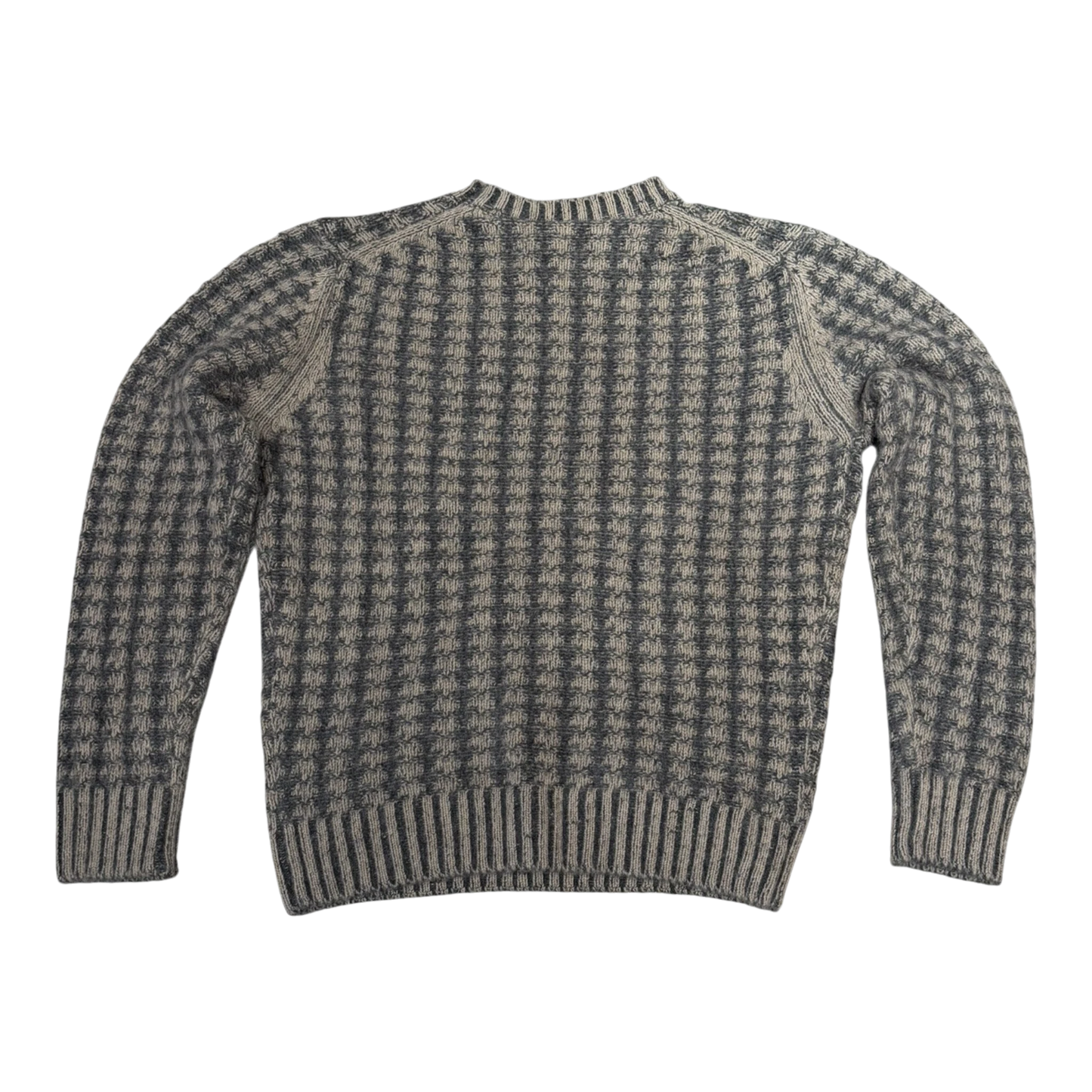 Aspesi, Grobstrick-Pullover aus Schurwolle, zweifarbig