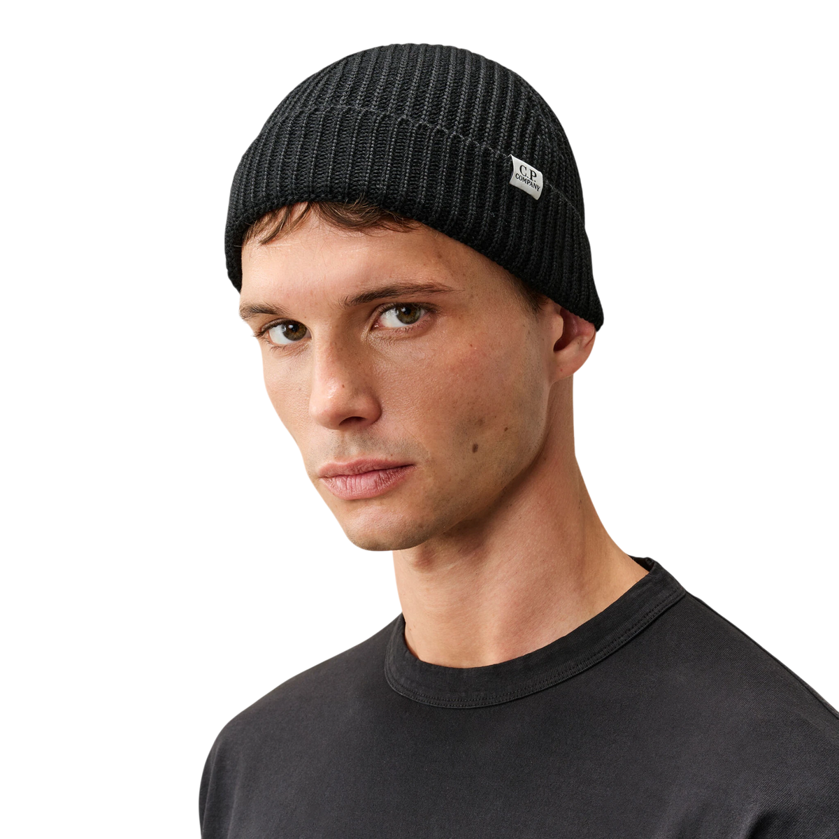 C.P. Company 21CMAC137A 005509A MERINO FISHERMAN BEANIE