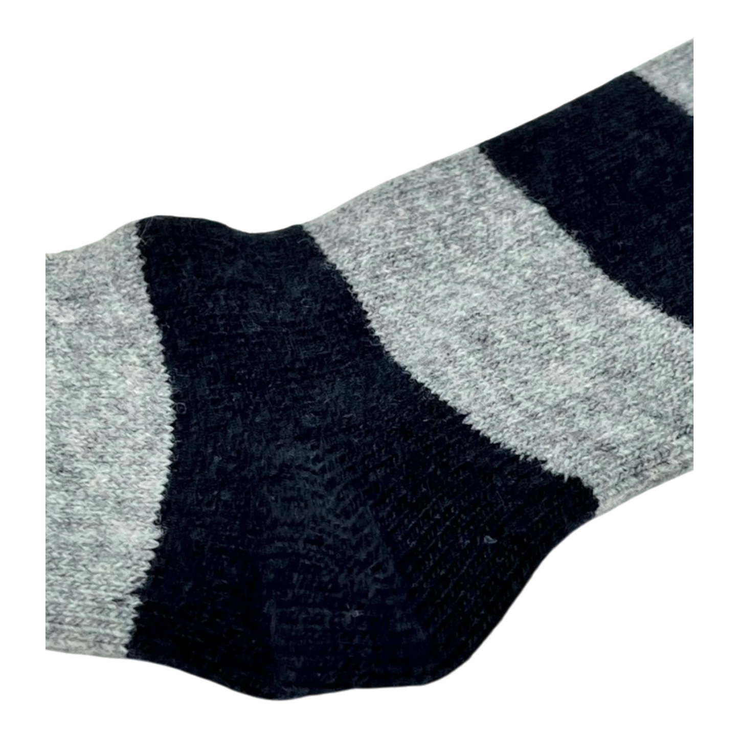 ANT45 GEEL Socken grau-navy gestreift aus Wollmix