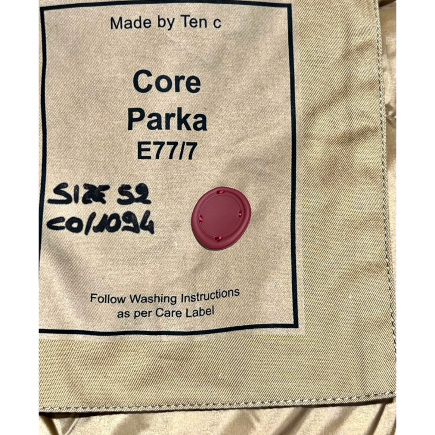 Ten c 26WTCUK03009 A02105 CORE DOWN-FILLED PARKA OJJ