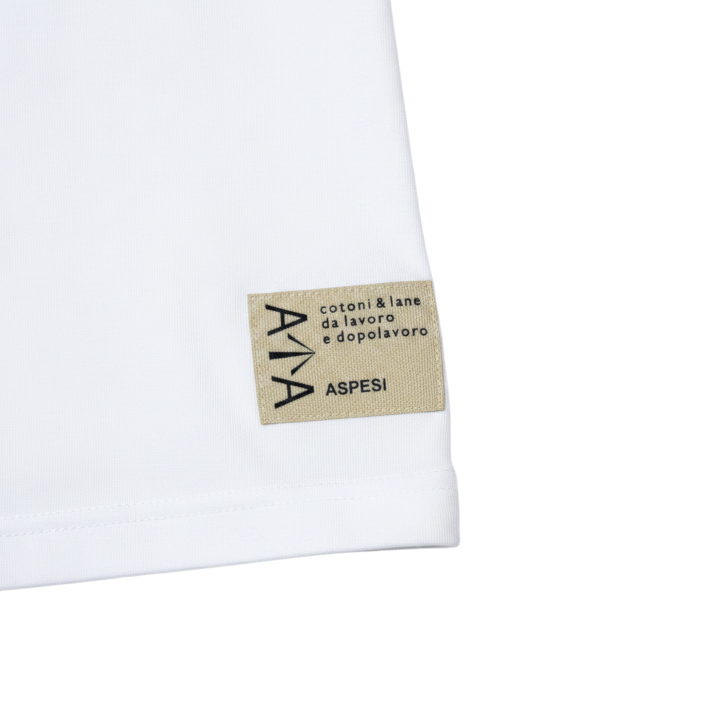 Aspesi, Baumwoll-Strick-T-Shirt Herren, weiß