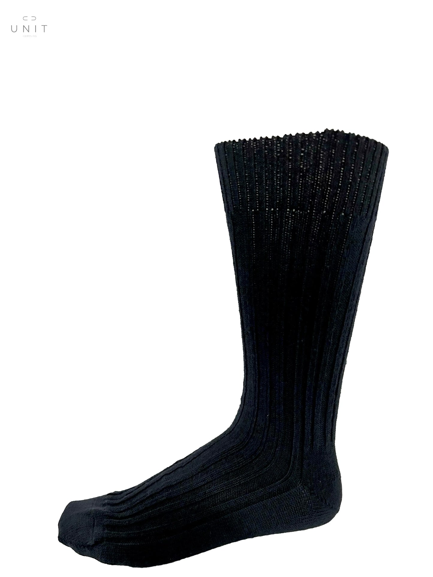 ANT45, Cashwool, Rippenstrumpf schwarz ANT45
