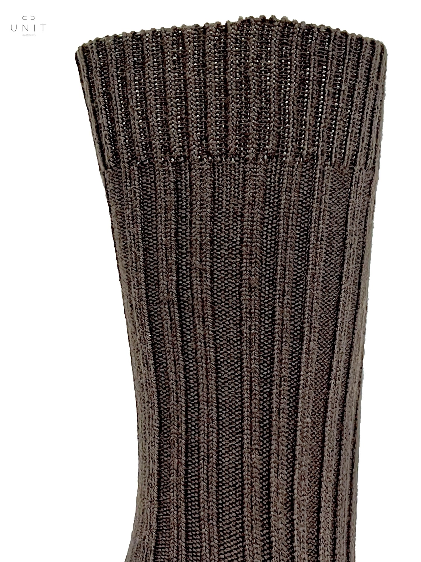 ANT45, Cashwool, Rippenstrumpf, braun ANT45