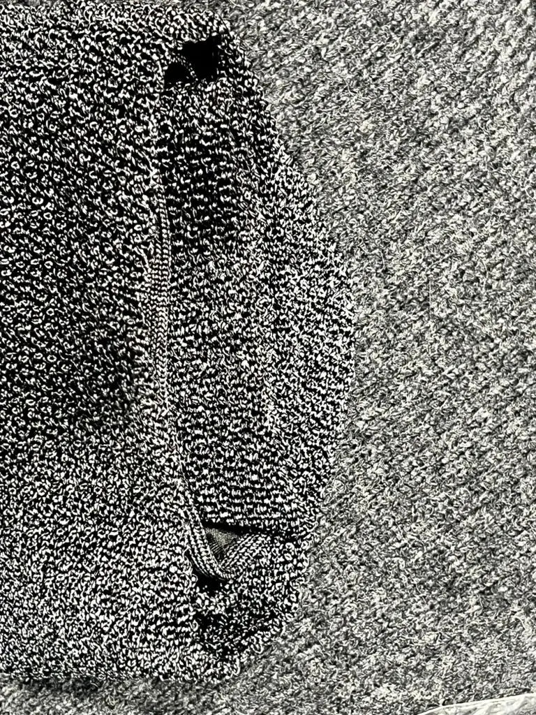 Ascot. Strickkrawatte aus Seide, graphit Ascot