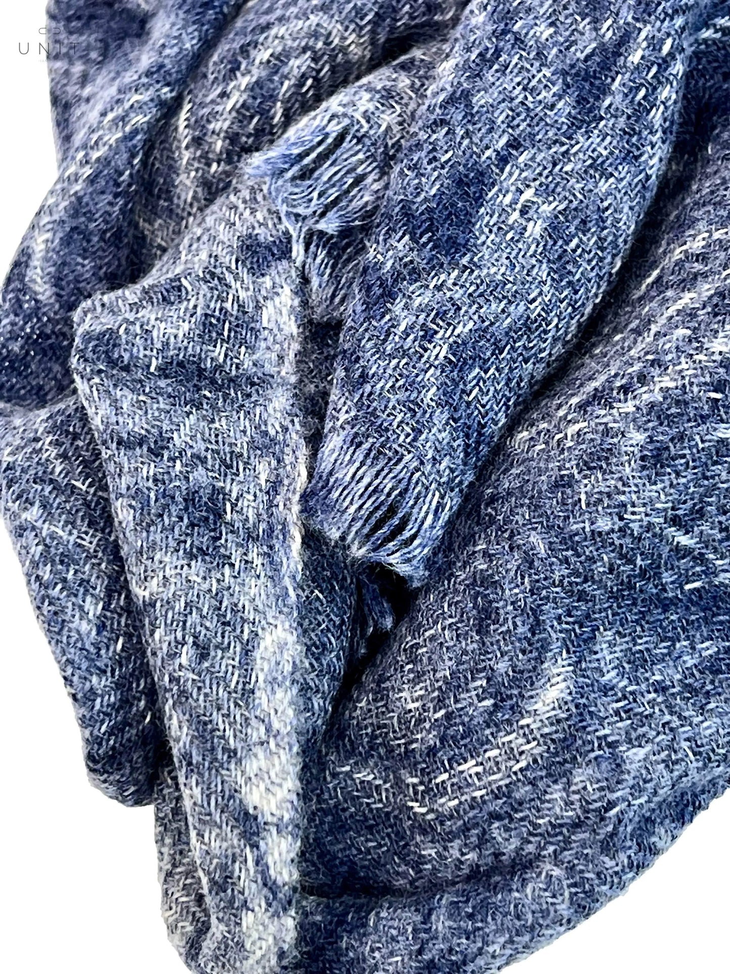 feiner Schal von Ascot aus Krefeld, 8102840, blau