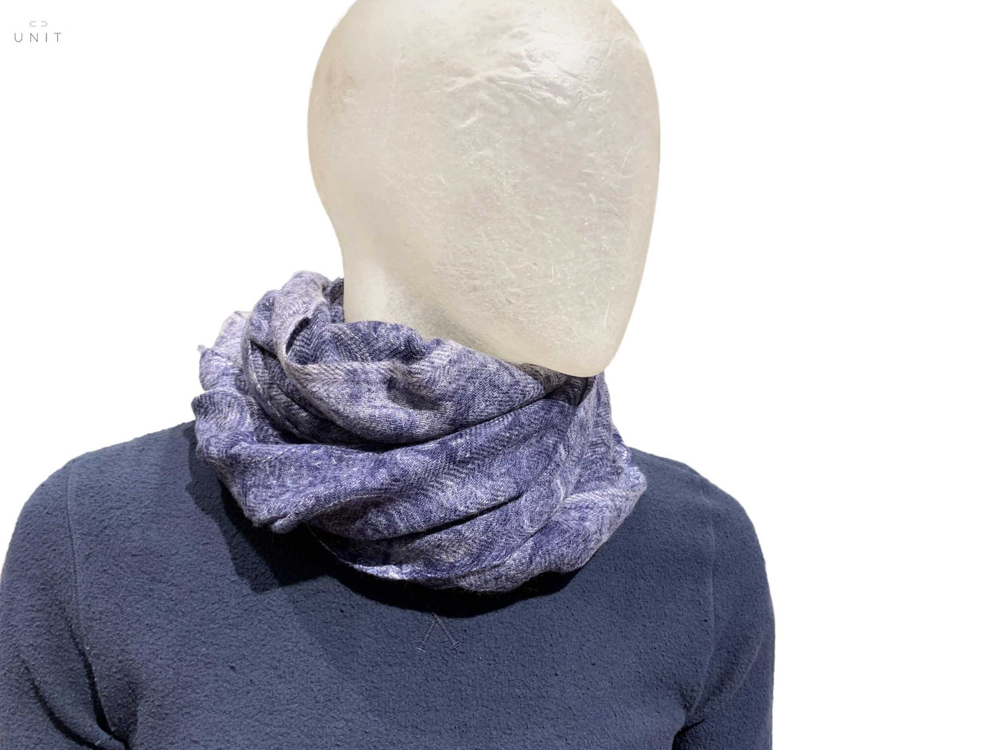 feiner Schal von Ascot aus Krefeld, 8102840, blau