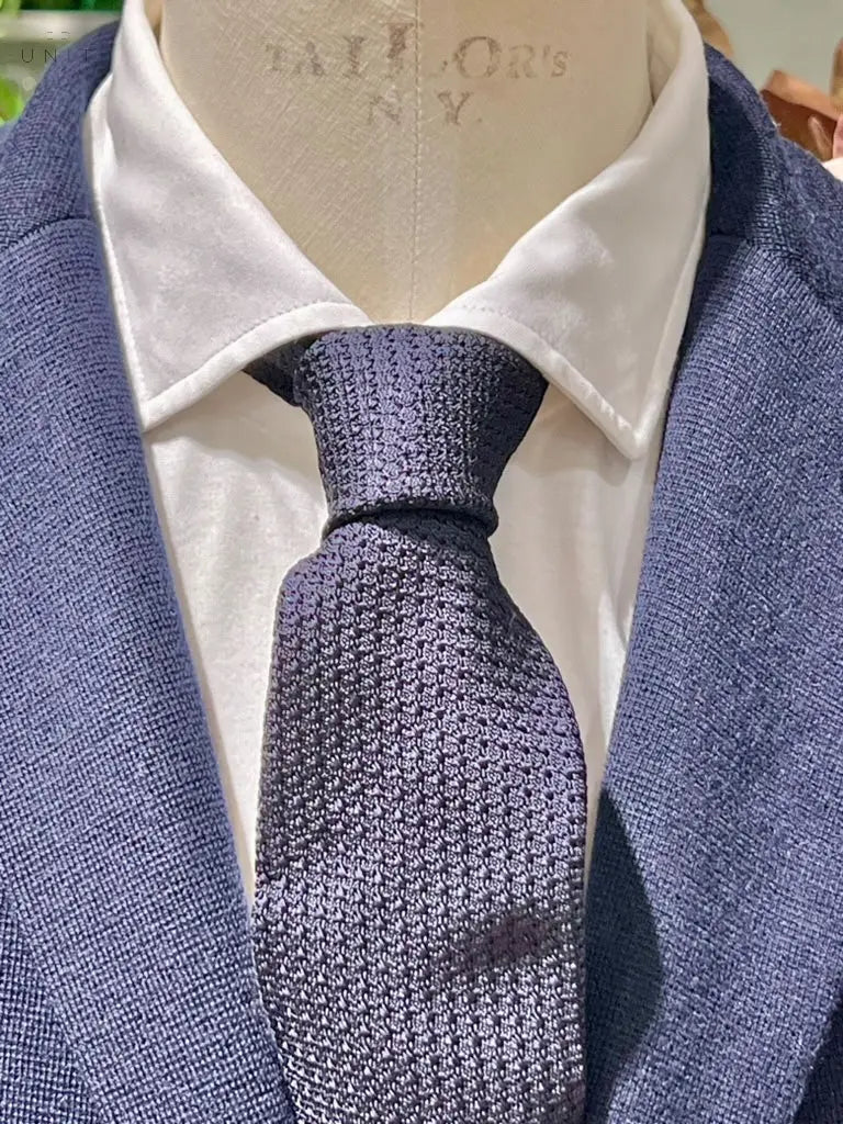 Ascot, Krawatte Grenadine, navy Ascot