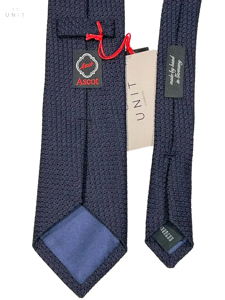 Ascot, Krawatte Grenadine, navy Ascot