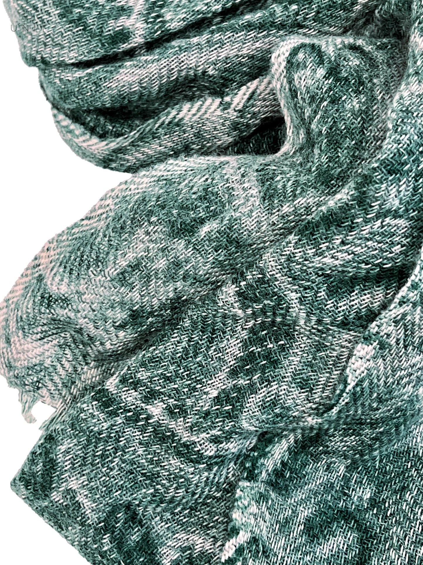 Detailaufnahme Ascot KAschmir in grün