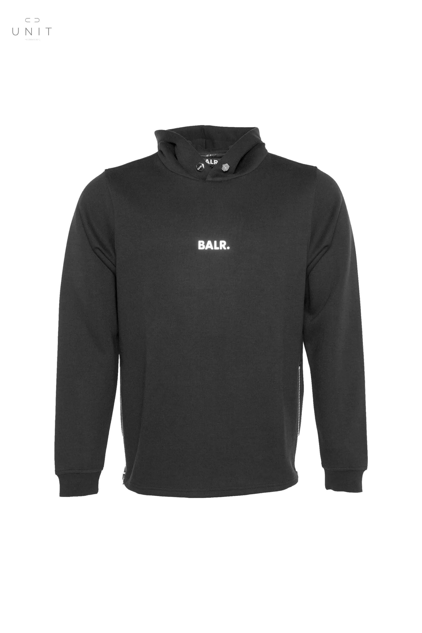 BALR. Herren Hoodie Q-Series Straight Classic, schwarz, online only