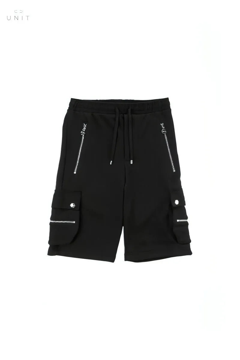 BALR. Herren Sweatshorts Cargo Straight Shorts, schwarz, online only
