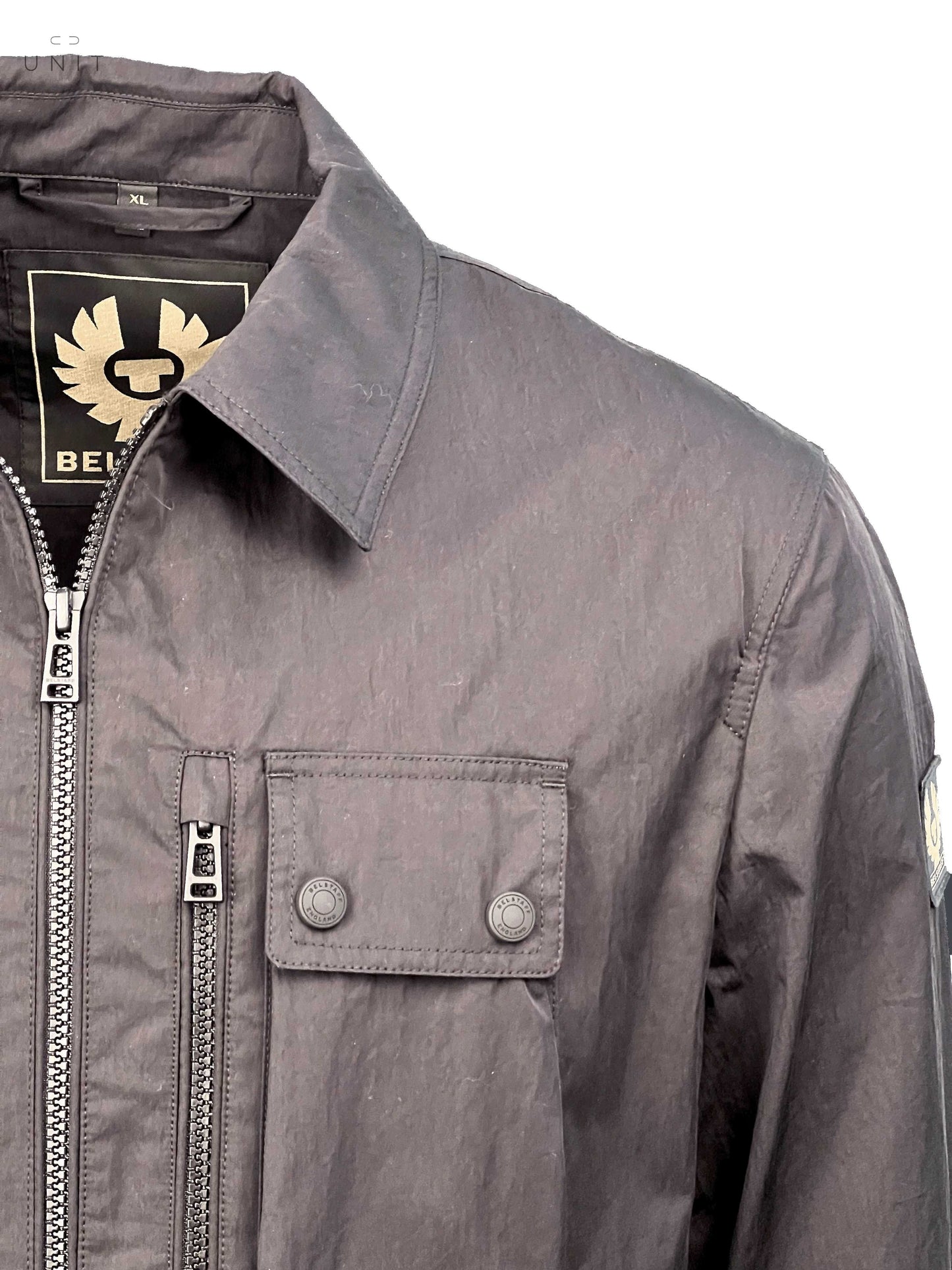 Belstaff 103967 Rail Overshirt schwarz, UNIT Hamburg