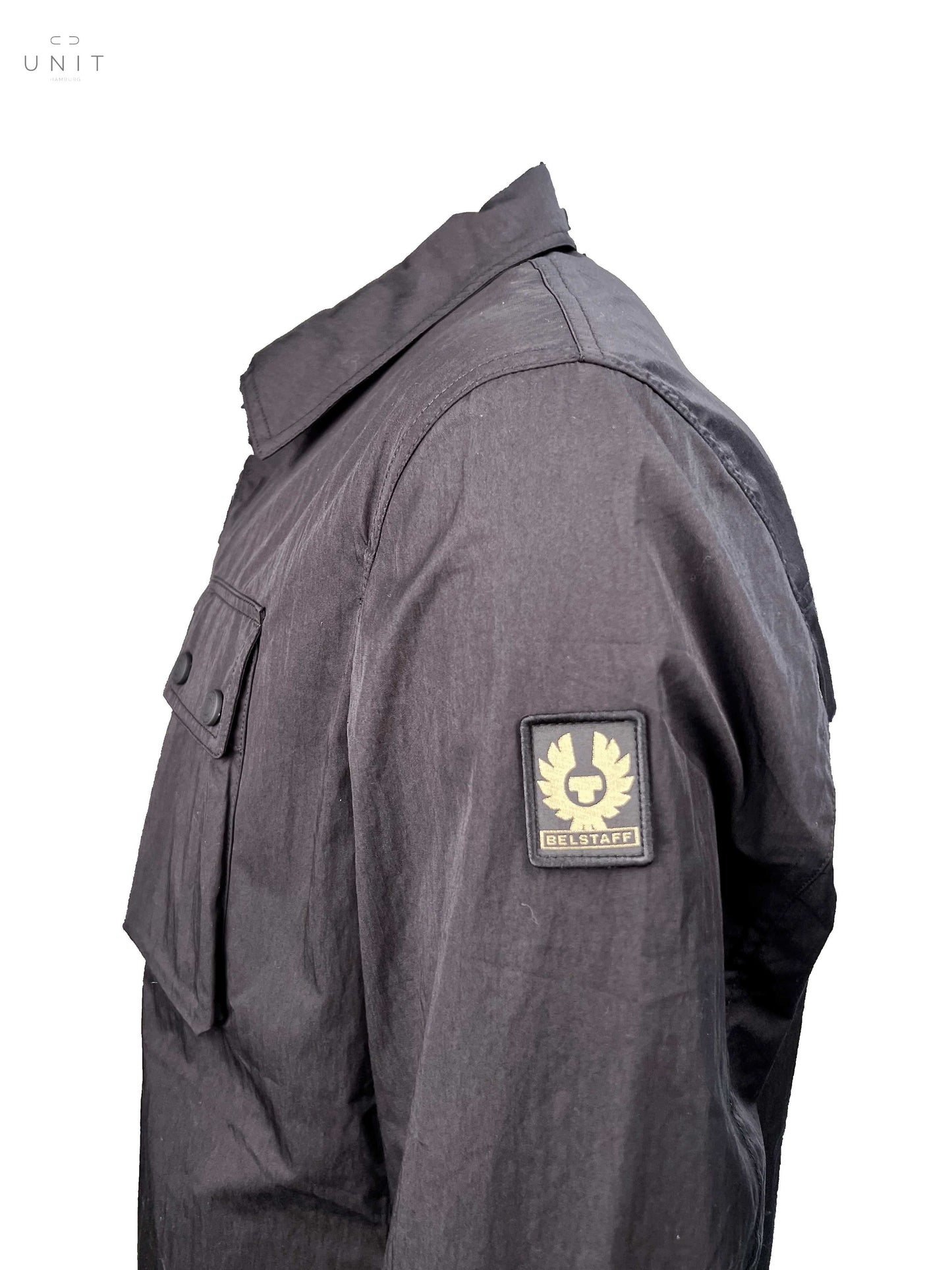 Belstaff 103967 Rail Overshirt schwarz, UNIT Hamburg
