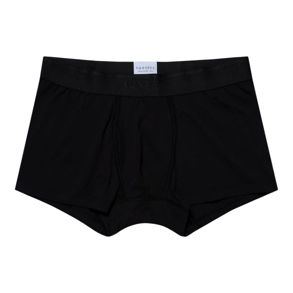 Sunspel, Superfine Trunk, black