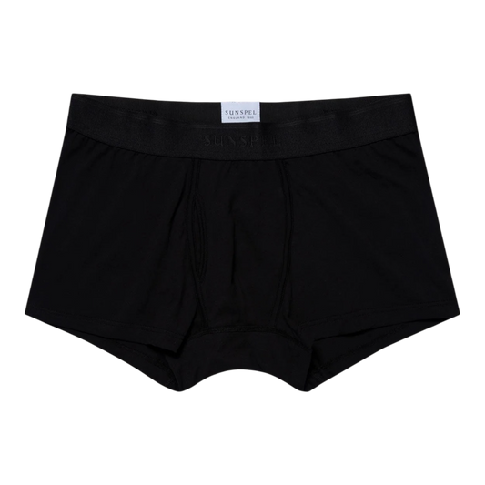 Sunspel, Superfine Trunk, black - UNIT Hamburg
