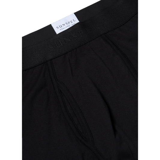 Sunspel, Superfine Trunk, black - UNIT Hamburg