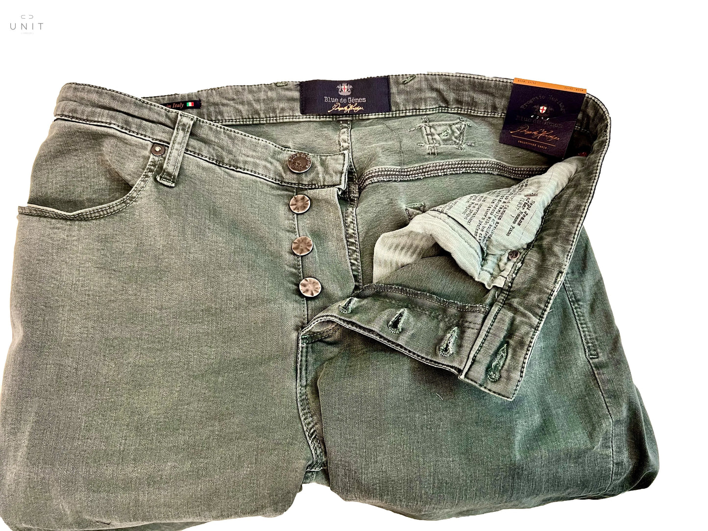 Blue de Genes, Repi Calibrone Jeans, grün Blue de Genes