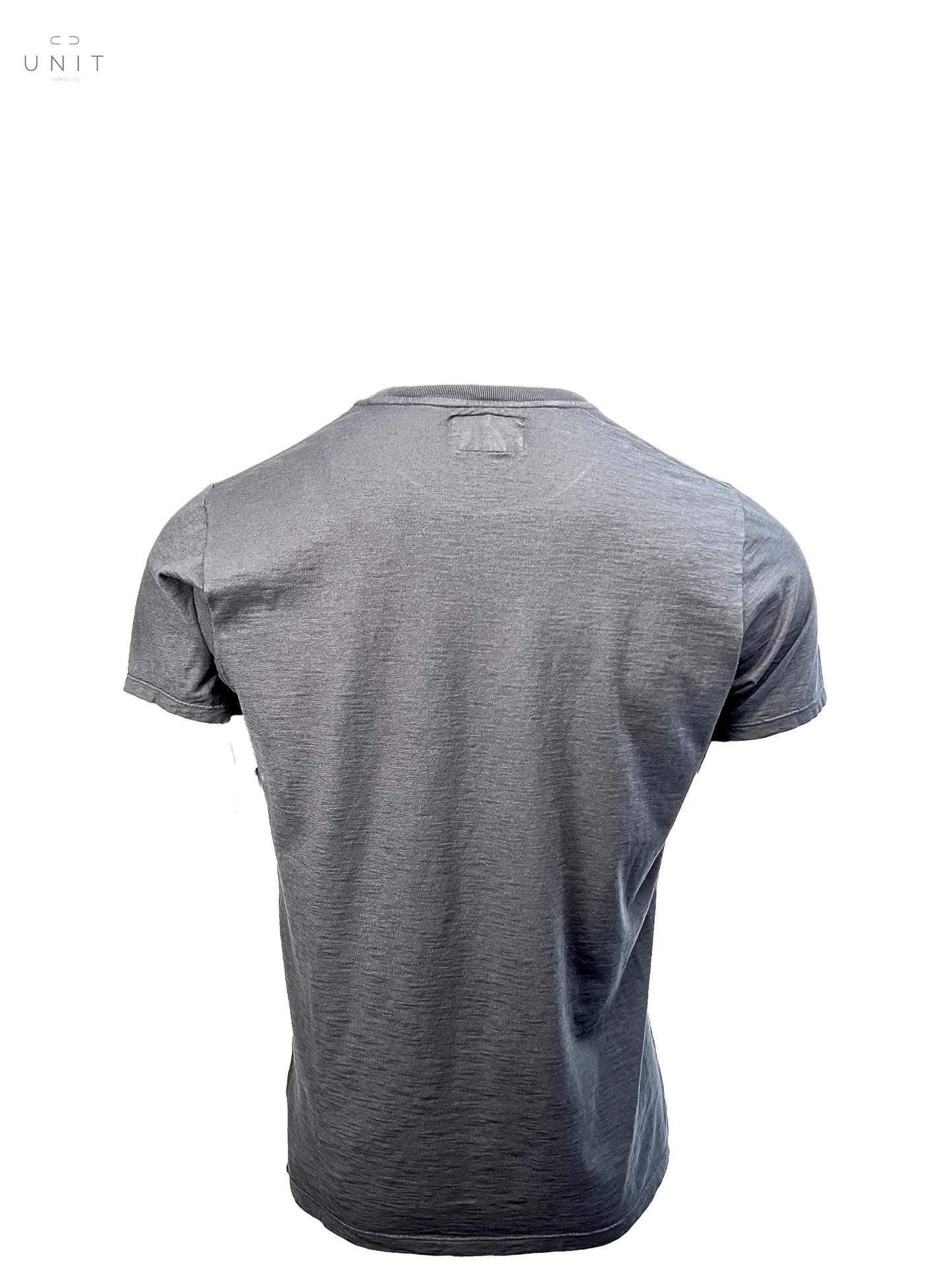 Rücken von Bowery NYC 42BWTMA119 Street Tracker Slub Jersey T-Shirt grau