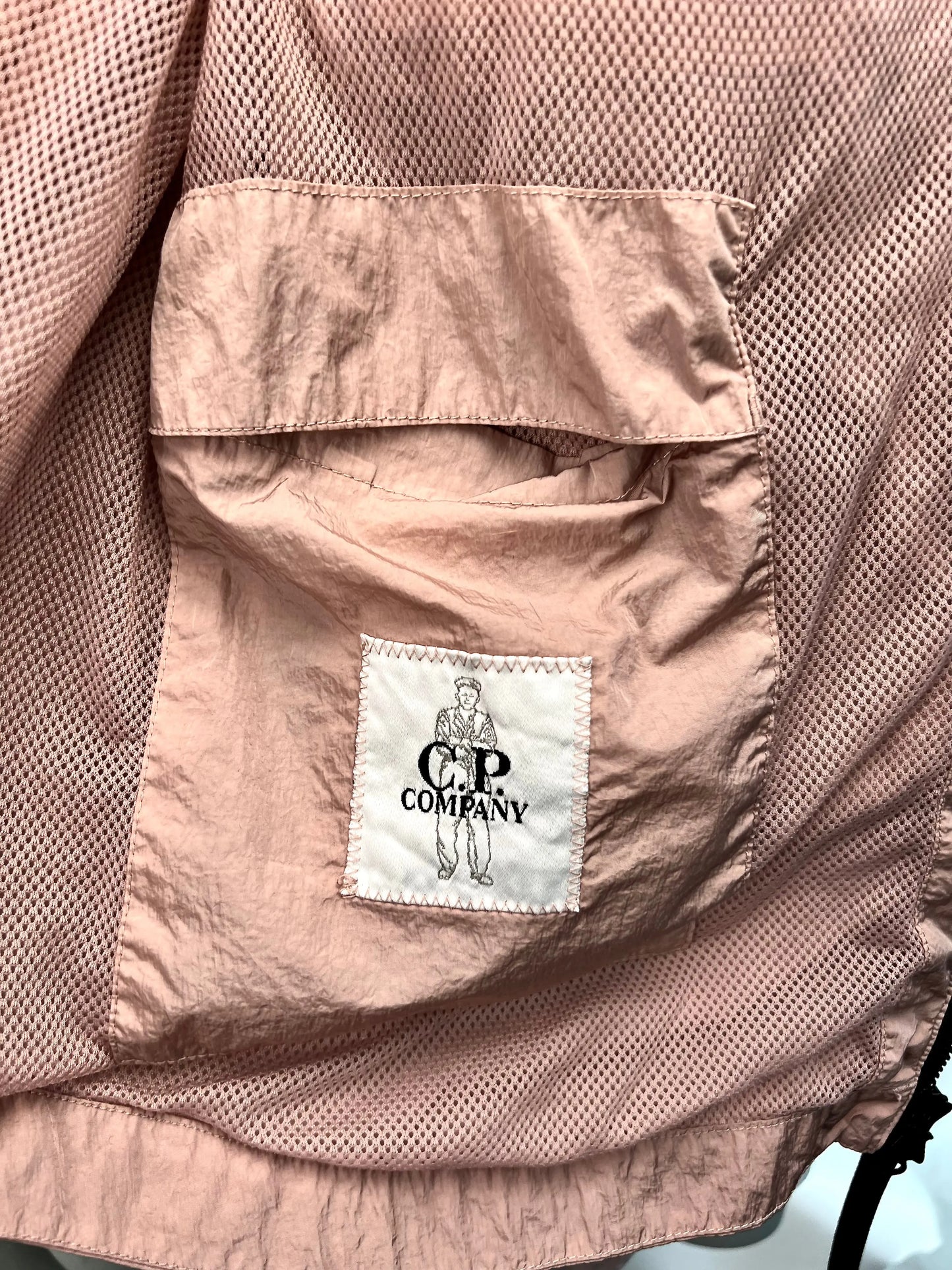 C.P. Label innen C.P. Company 14CMOS041A 005904G CHROME - R OVERSHIRT Pale Mauve