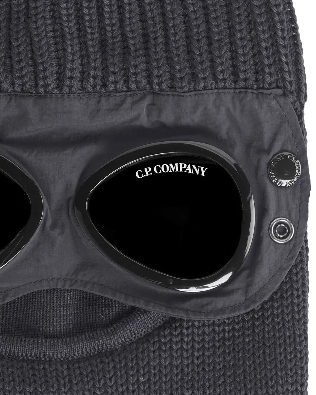 C.P. Company, Merino Goggle Balaclava, schwarz C.P. Company
