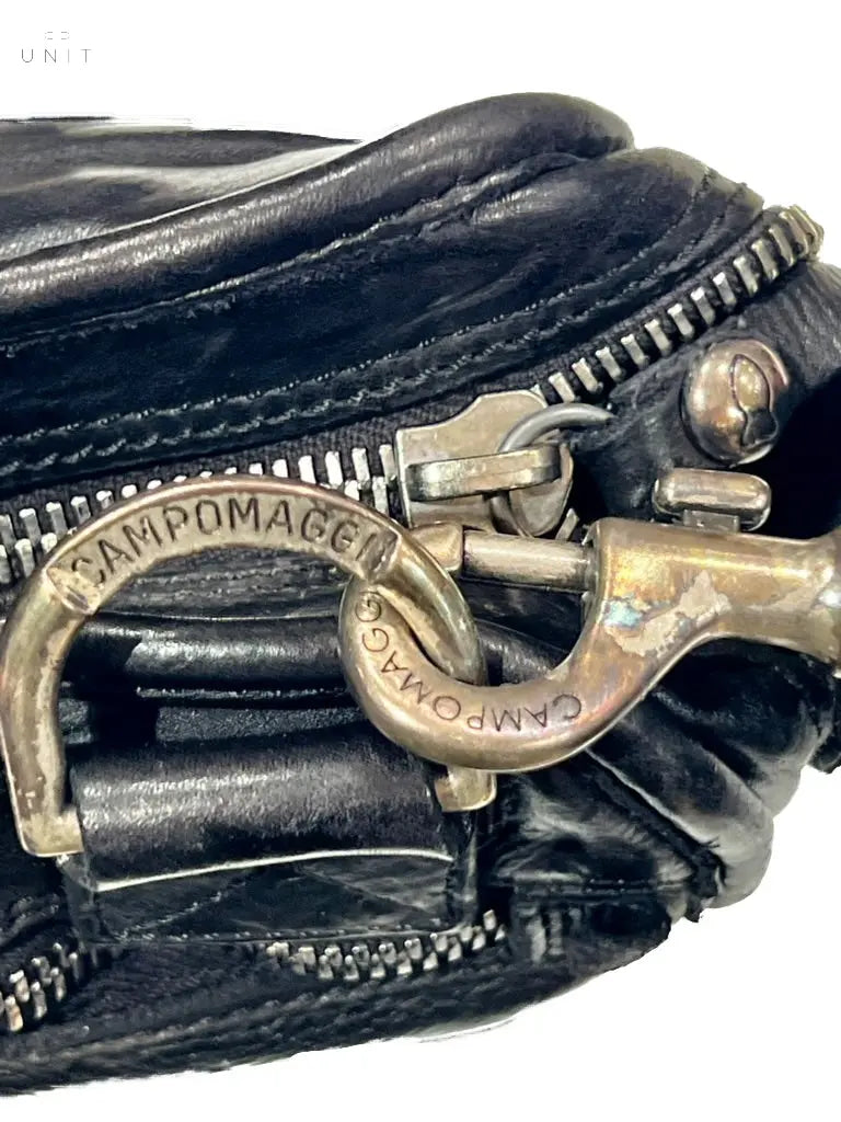 Campomaggi , Aktentasche, Kalbsleder, schwarzgrau Campomaggi