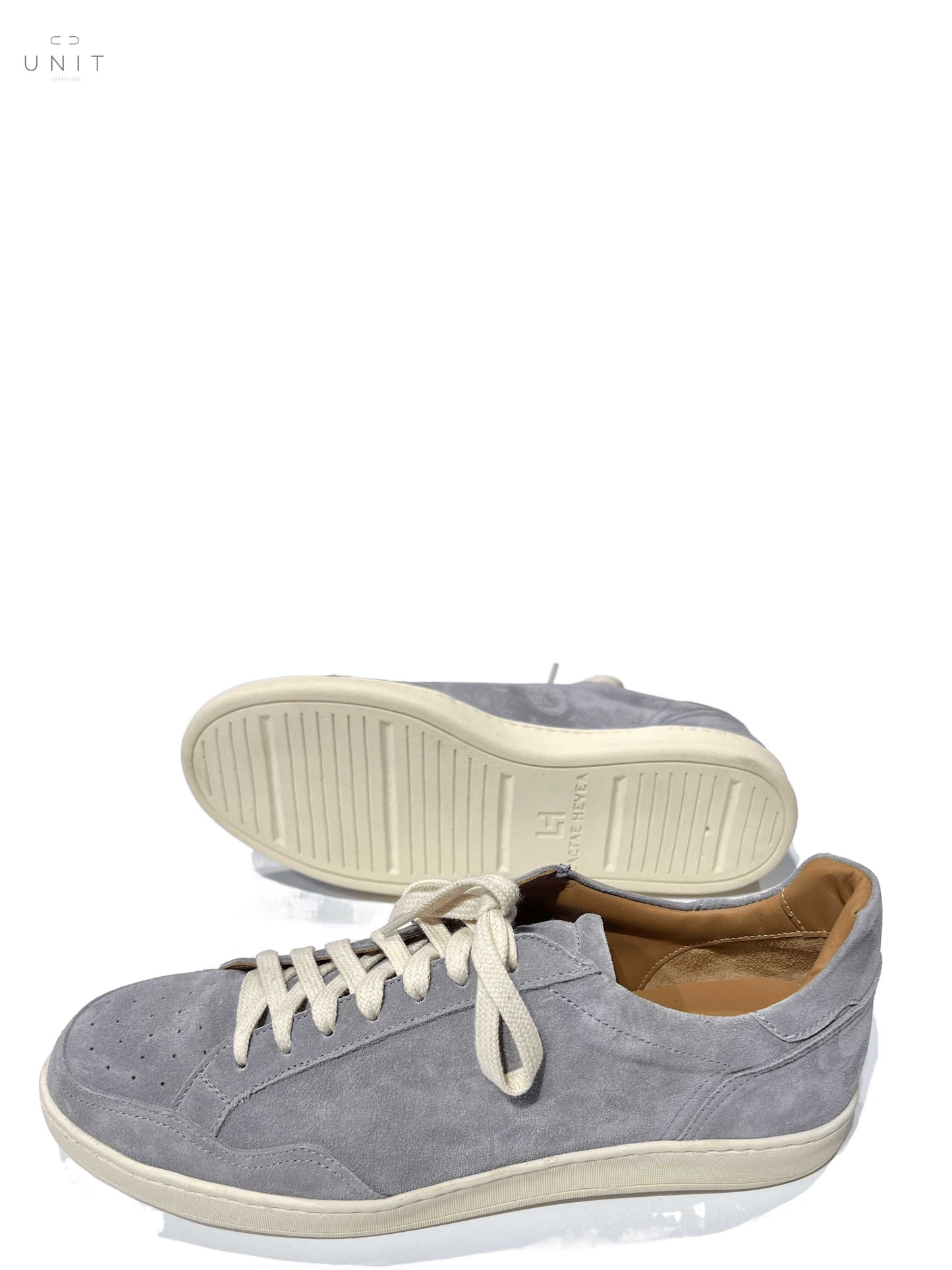 Elia Maurizi 1177-01 Sneaker Kautschuksohle Velours grau