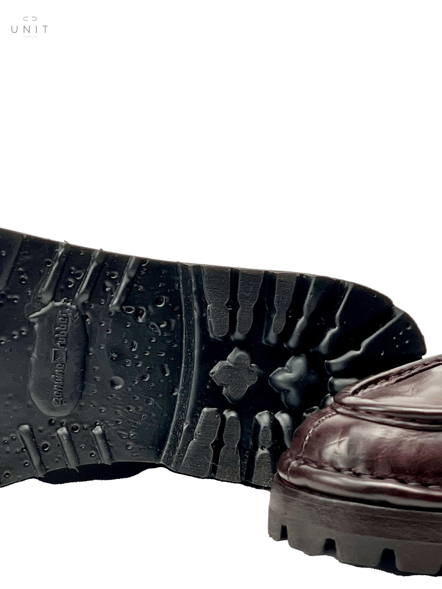 gegossenes Naturgummi, Elia Maurizi 1395 Garda Boot Glattleder, dunkelbraun