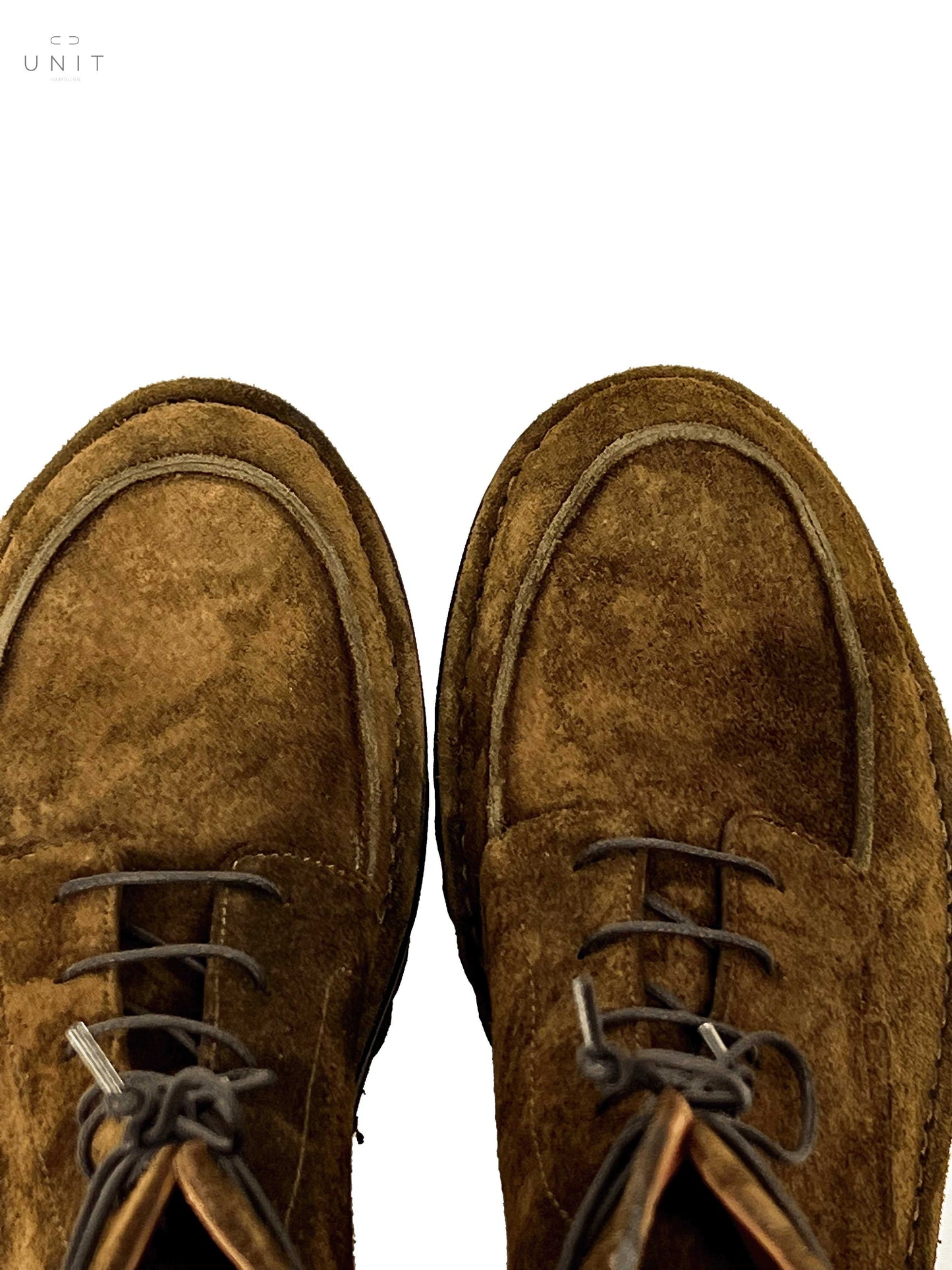 von oben betrachtet: Elia Maurizi 1392 Bear fox Boot Veloursleder oliv