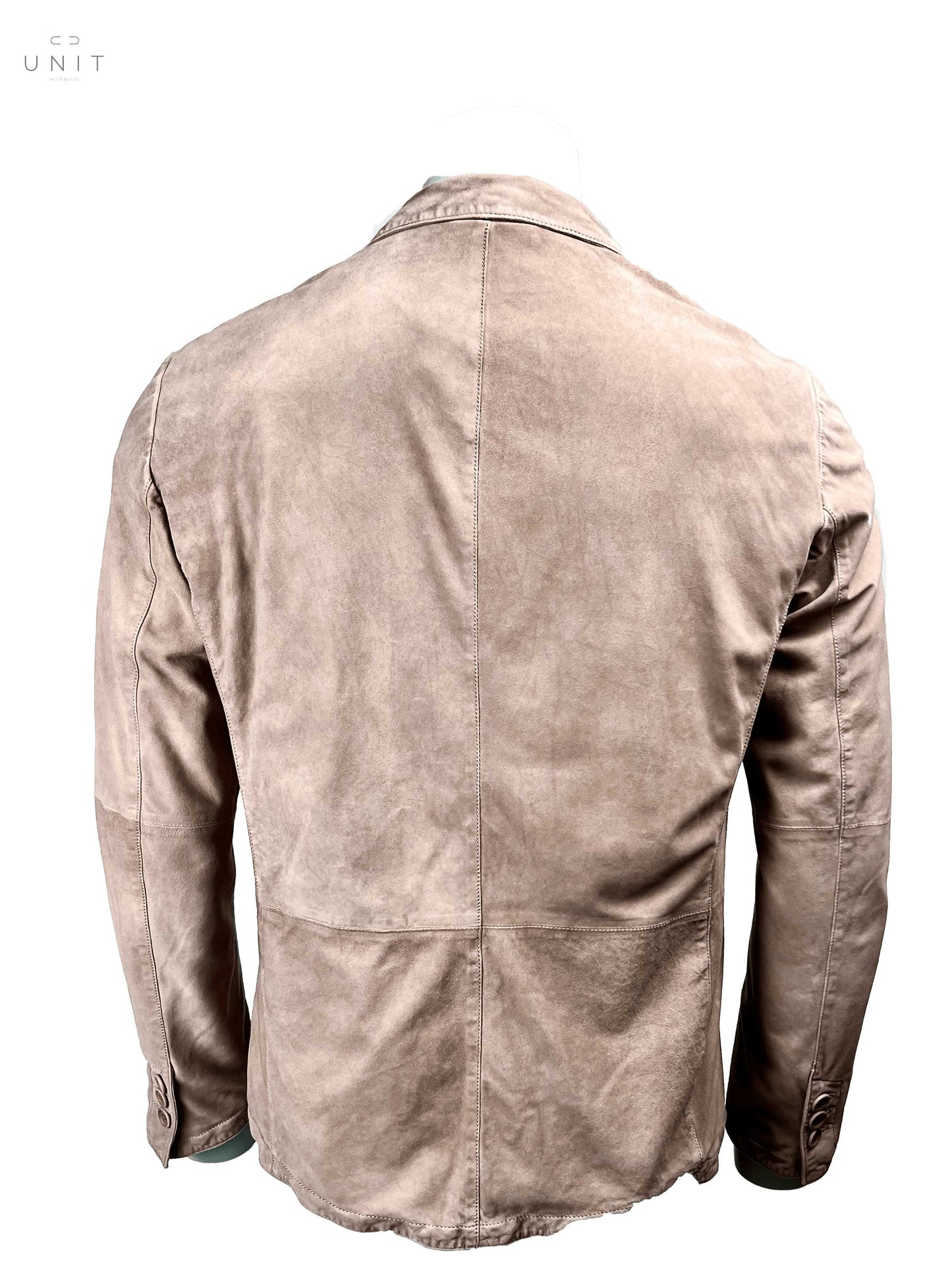 von hinten betrachtet GMS75 3S20.J.200.51T Sakko Lammvelours, camel