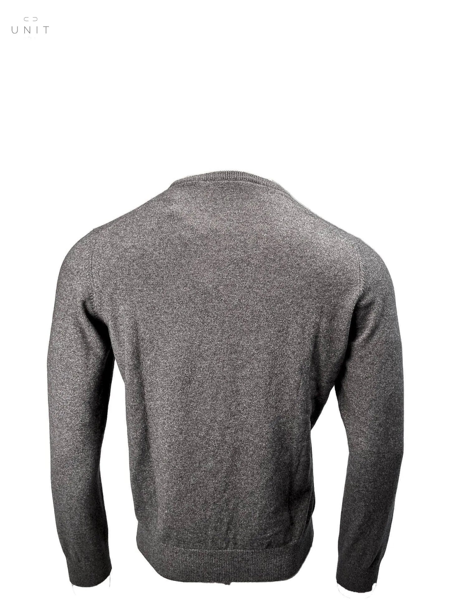 Rücken von Gran Sasso 55159/29890 Cashmere Rundhals silbergrau