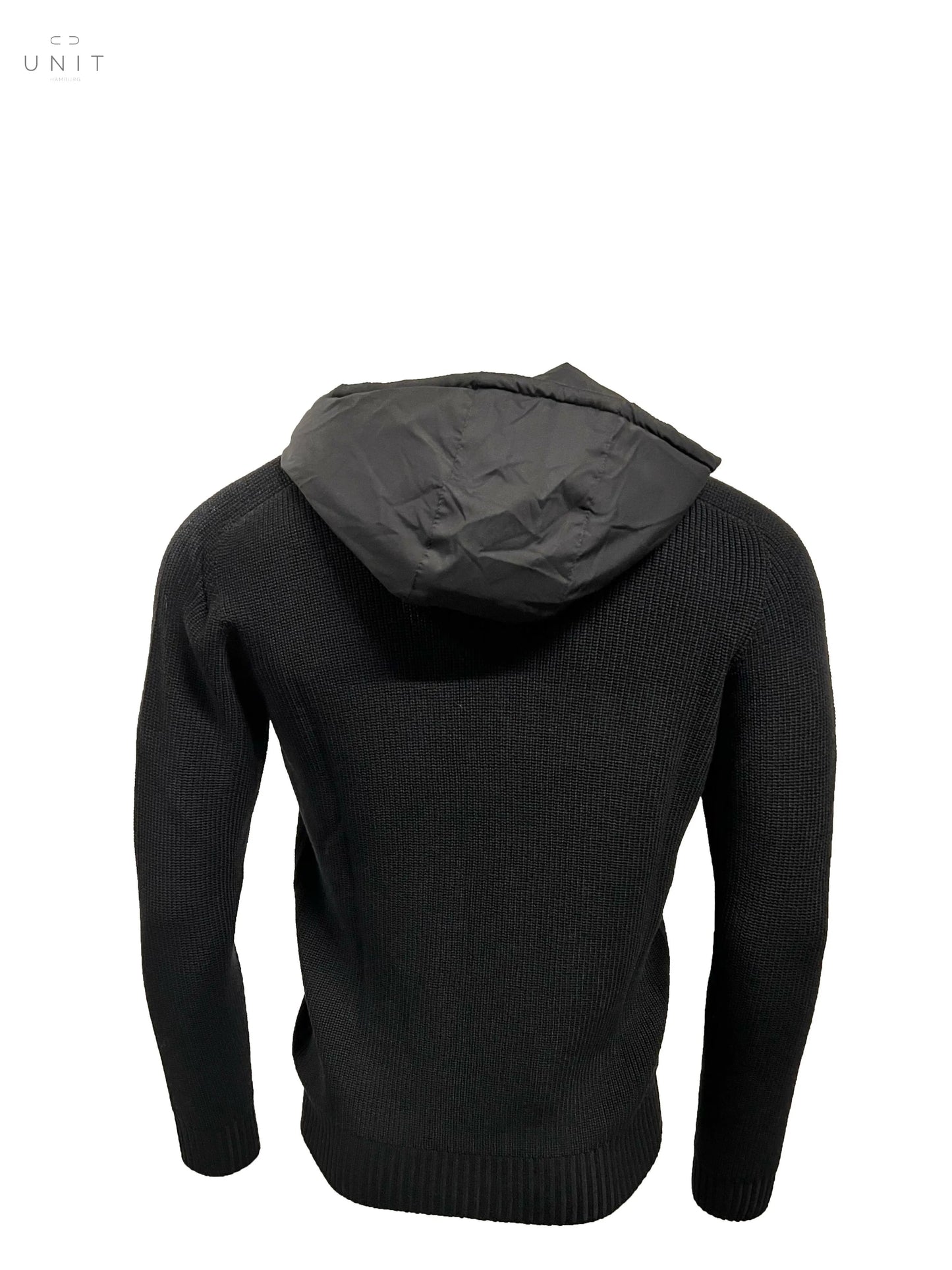 Gran Sasso, Rainwool Kapuzenjacke, schwarz Gran Sasso