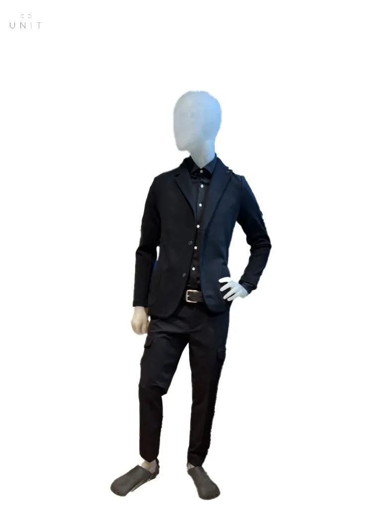 Gran Sasso, Travelwool Strick Sakko, schwarz Gran Sasso