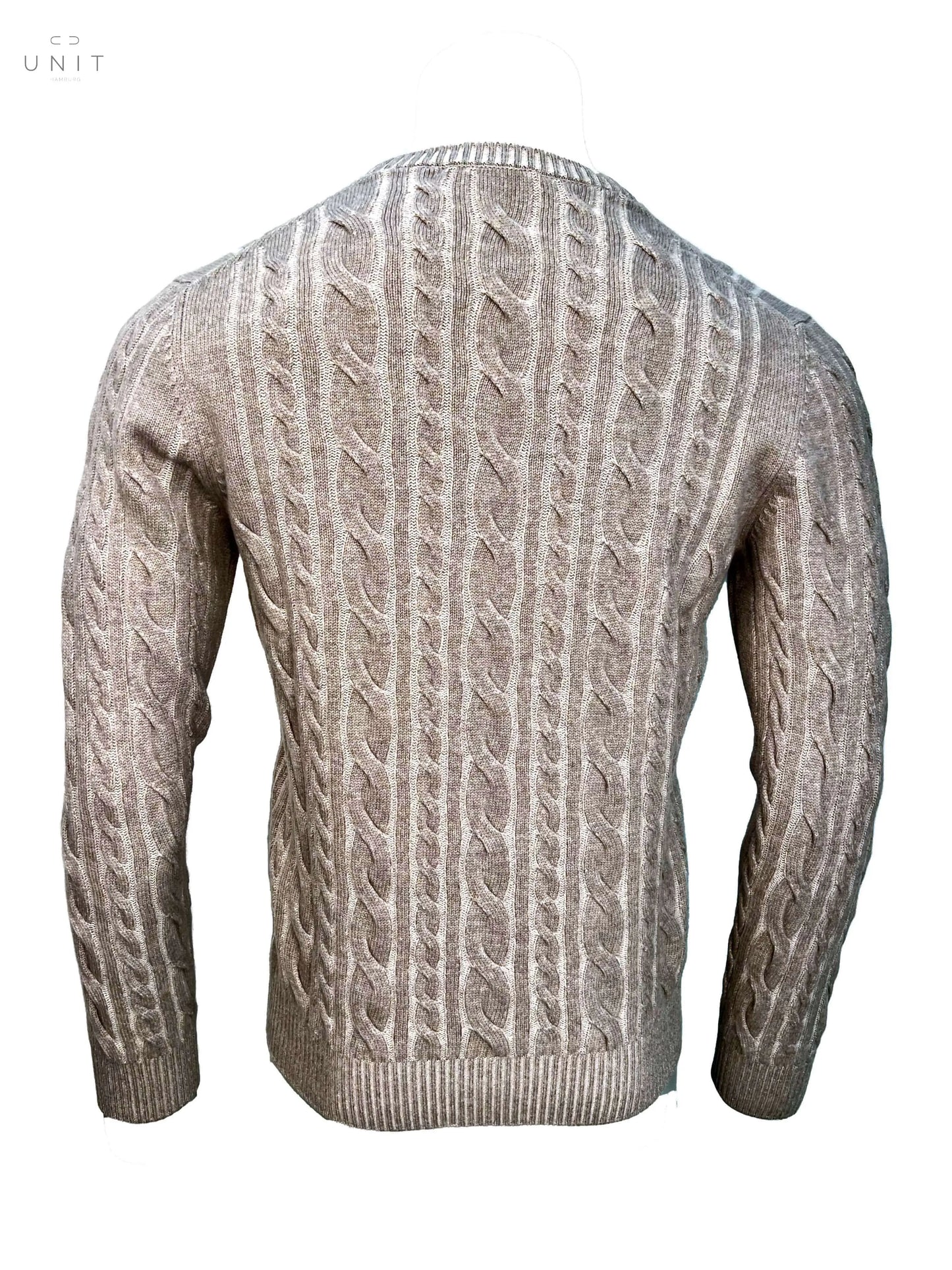 Gran Sasso, Zopfstrick Rundhals, Wolle/Cashmere - UNIT Hamburg