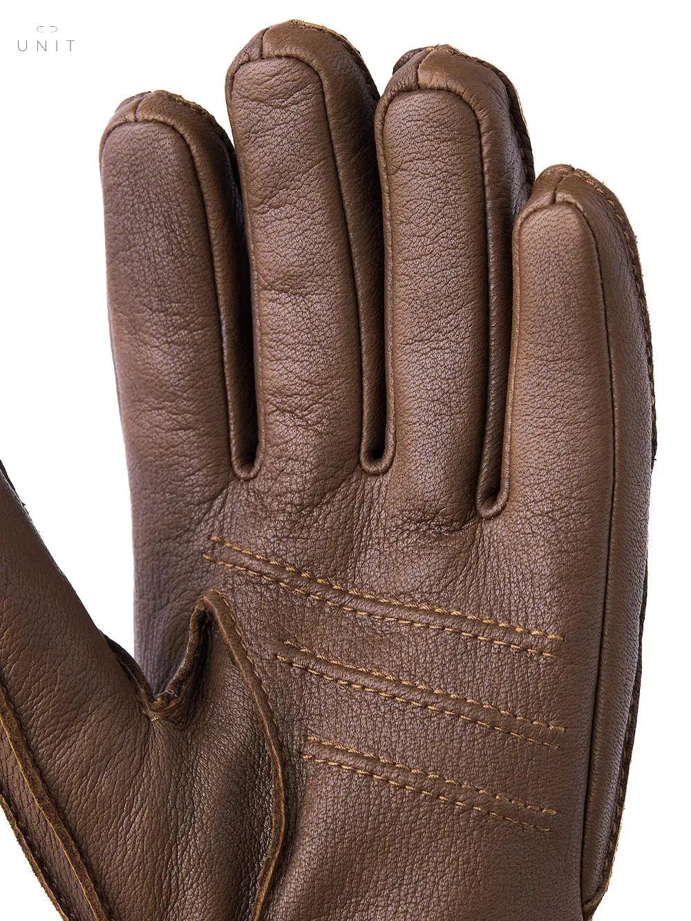 Hestra, Hirschlederhandschuh mit Primaloft Futter, braun Hestra