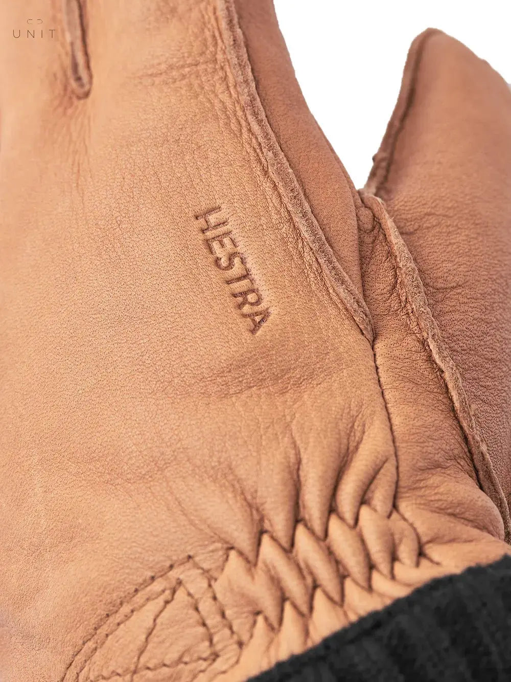 Hestra, Hirschlederhandschuh mitPrimaloft Futter, brandy Hestra