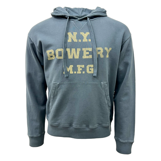 Bowery NYC. N.Y. Sweat Hoodie, Over Fit, shark grey