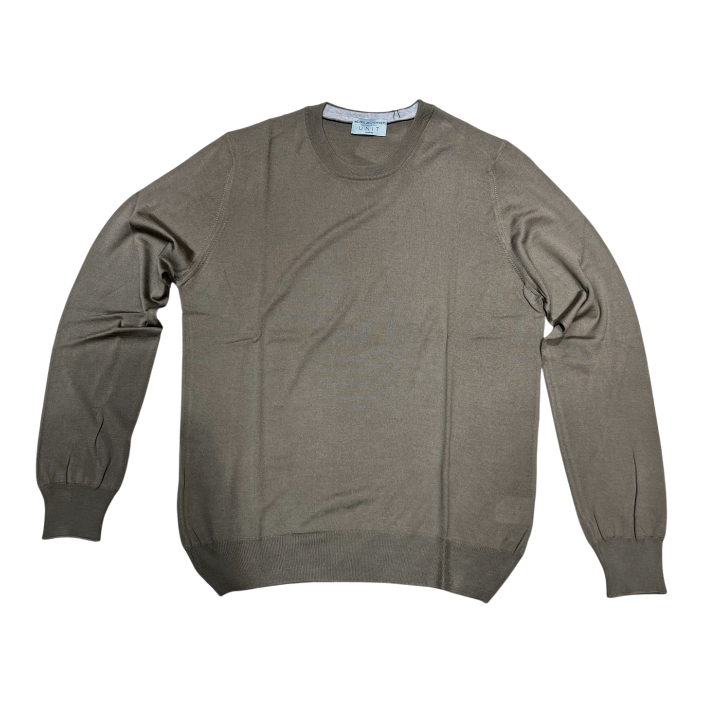 Never Laundry Super Tasmania Rundhals – Elephant Grey