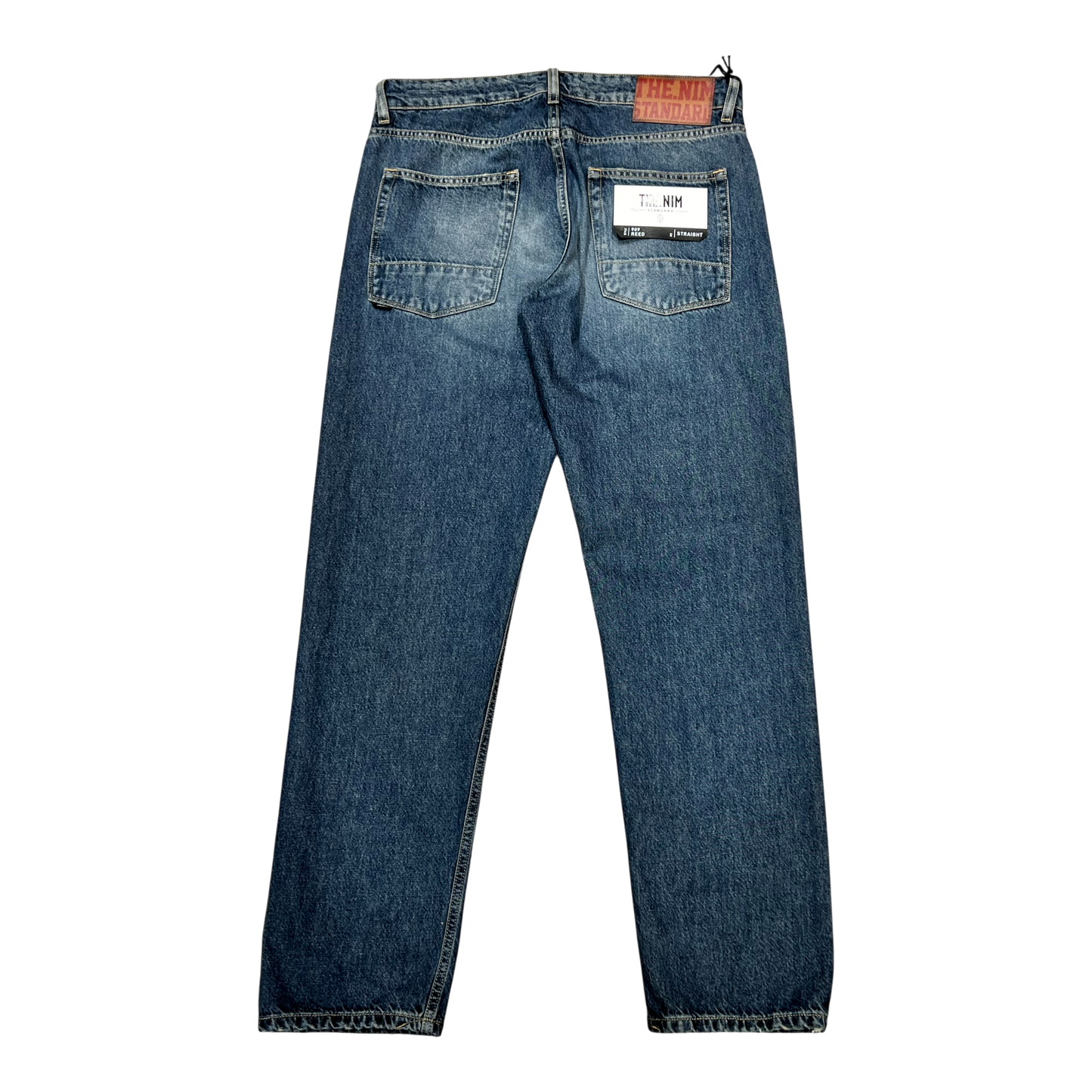 THE.NIM STANDARD 48TNS909-D330 Reed Loose Fit Rigid Dark Blue