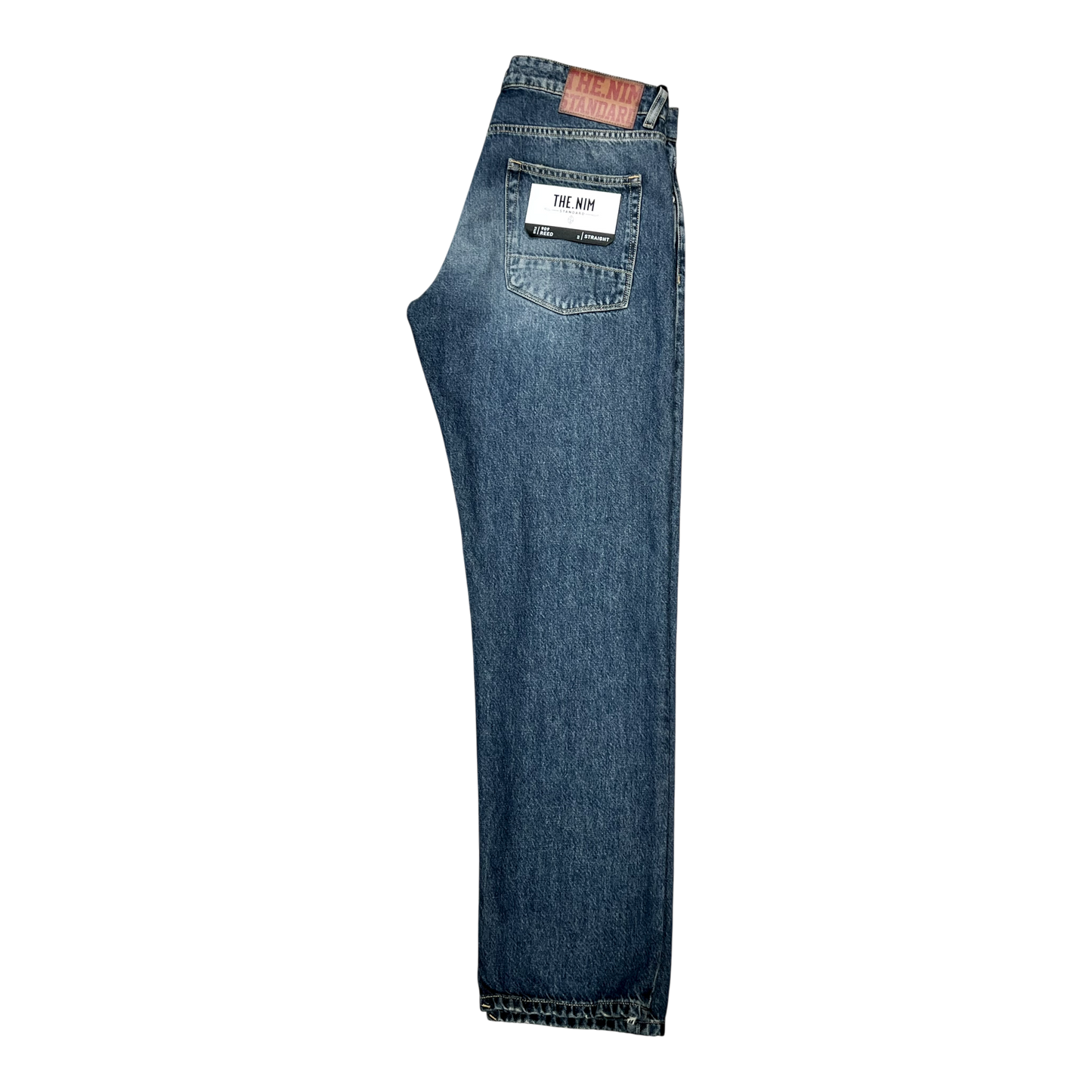 THE.NIM STANDARD 48TNS909-D330 Reed Loose Fit Rigid Dark Blue