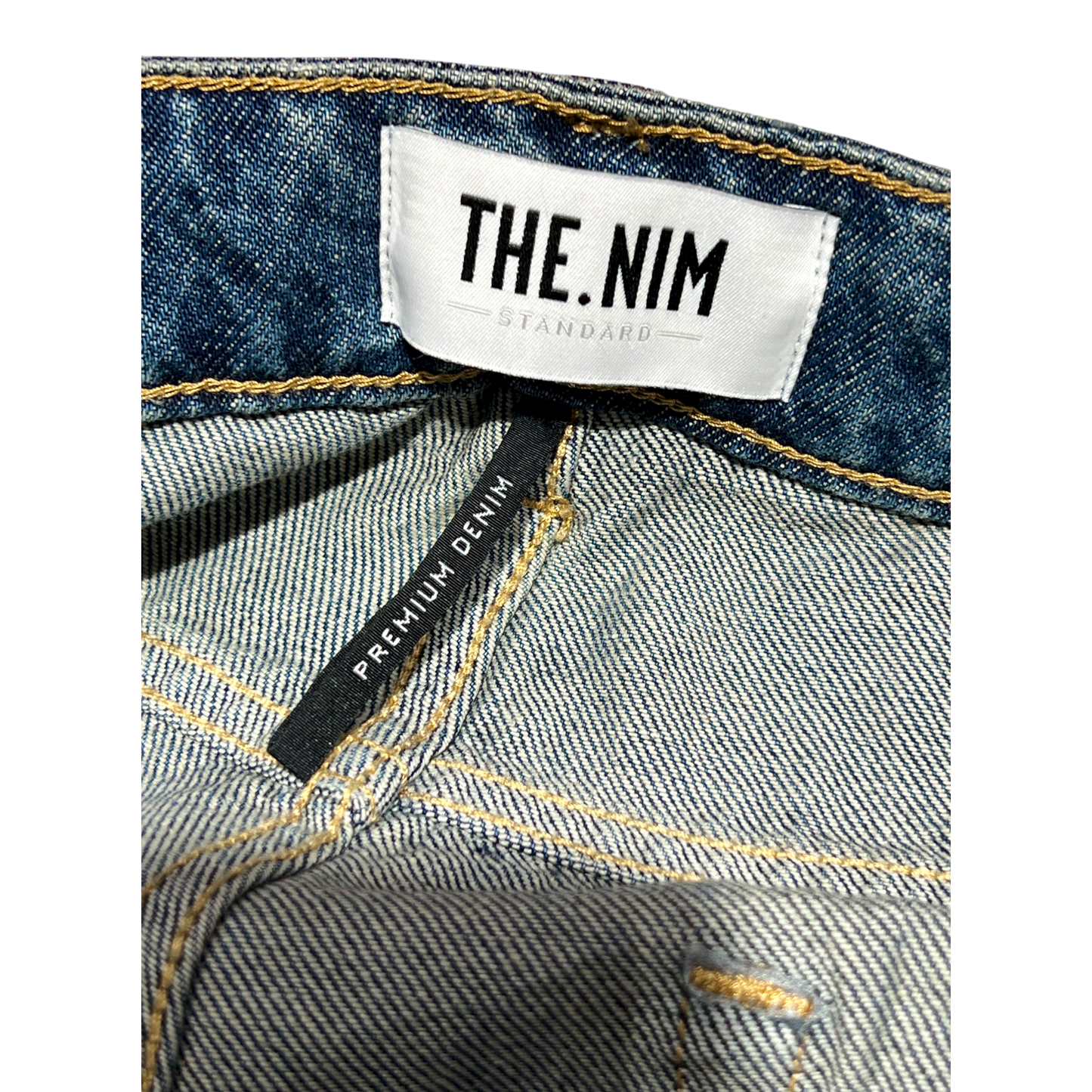 THE.NIM STANDARD 48TNS909-D330 Reed Loose Fit Rigid Dark Blue