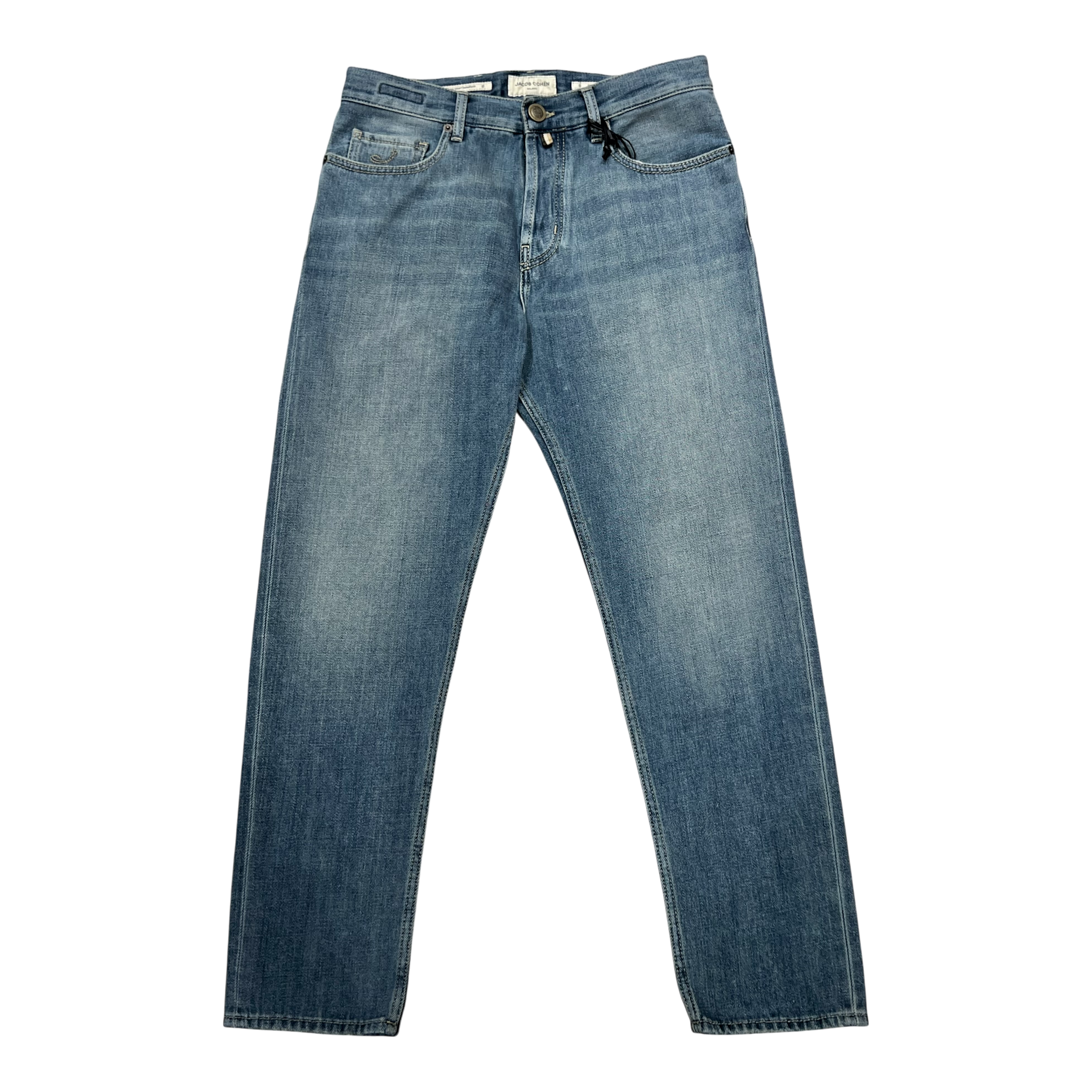 Jacob Cohën JUDE Mid Blue – dezente Dirty Wash, midblu