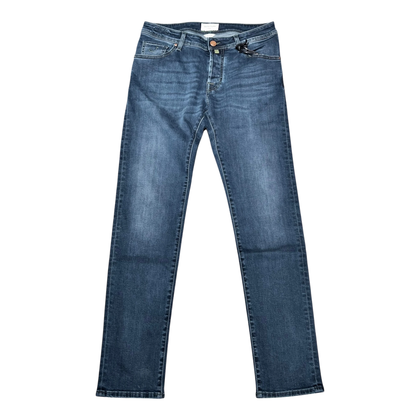 Jacob Cohën JUM_QE007 030 S3624 V2 NICK SLIM etichetta color muschio blu medio