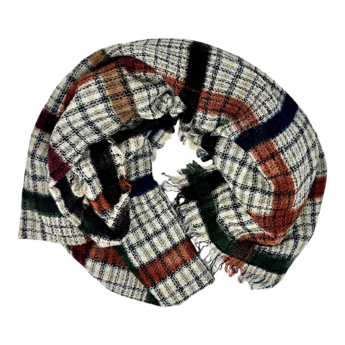 Faliero Sarti Albert Schal mit Karomuster