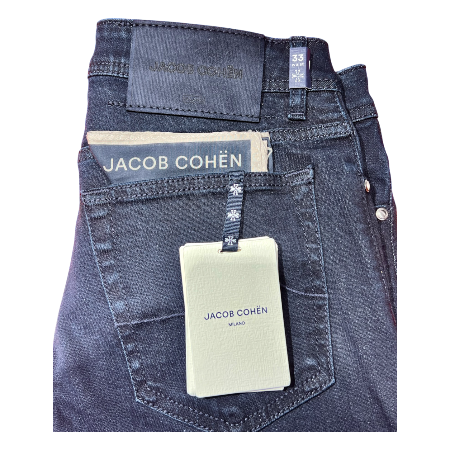 Jacob Cohën, BARD, navy label dark indigo