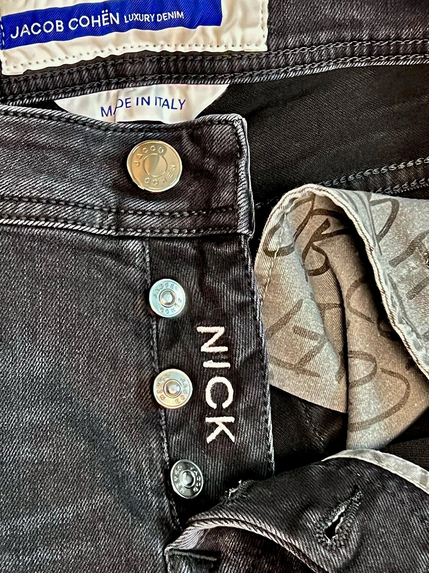 Jacob Cohen U Q E06 30 S 3622 NICK black label distressed black washed Jacob Cohen