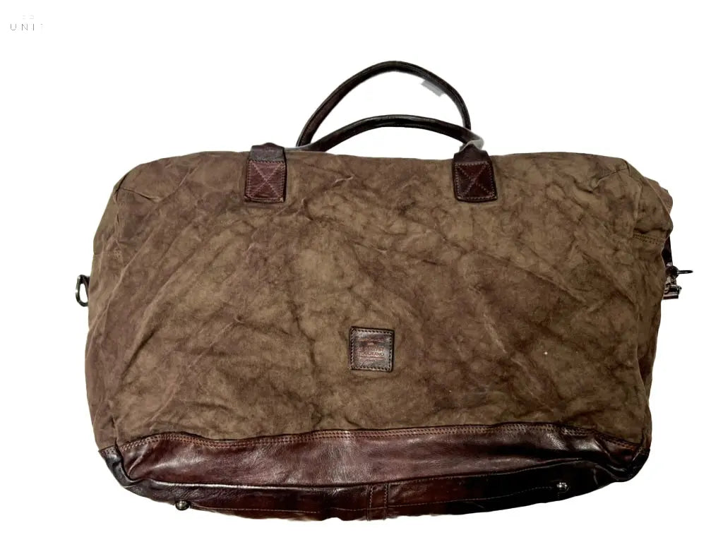 Campomaggi, Weekender, Canvas/ Loden/Kalb, braun-oliv Campomaggi