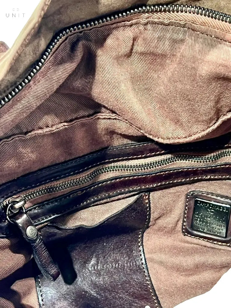 Campomaggi, Weekender, Canvas/ Loden/Kalb, braun-oliv Campomaggi
