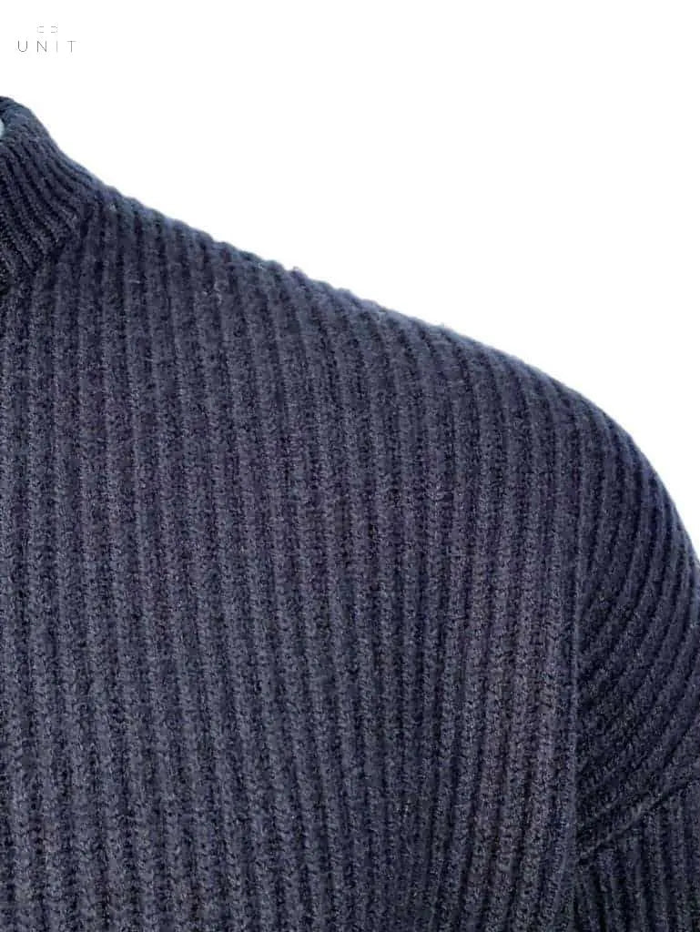 Kiefermann, Grobstrick oversized, navy - UNIT Hamburg