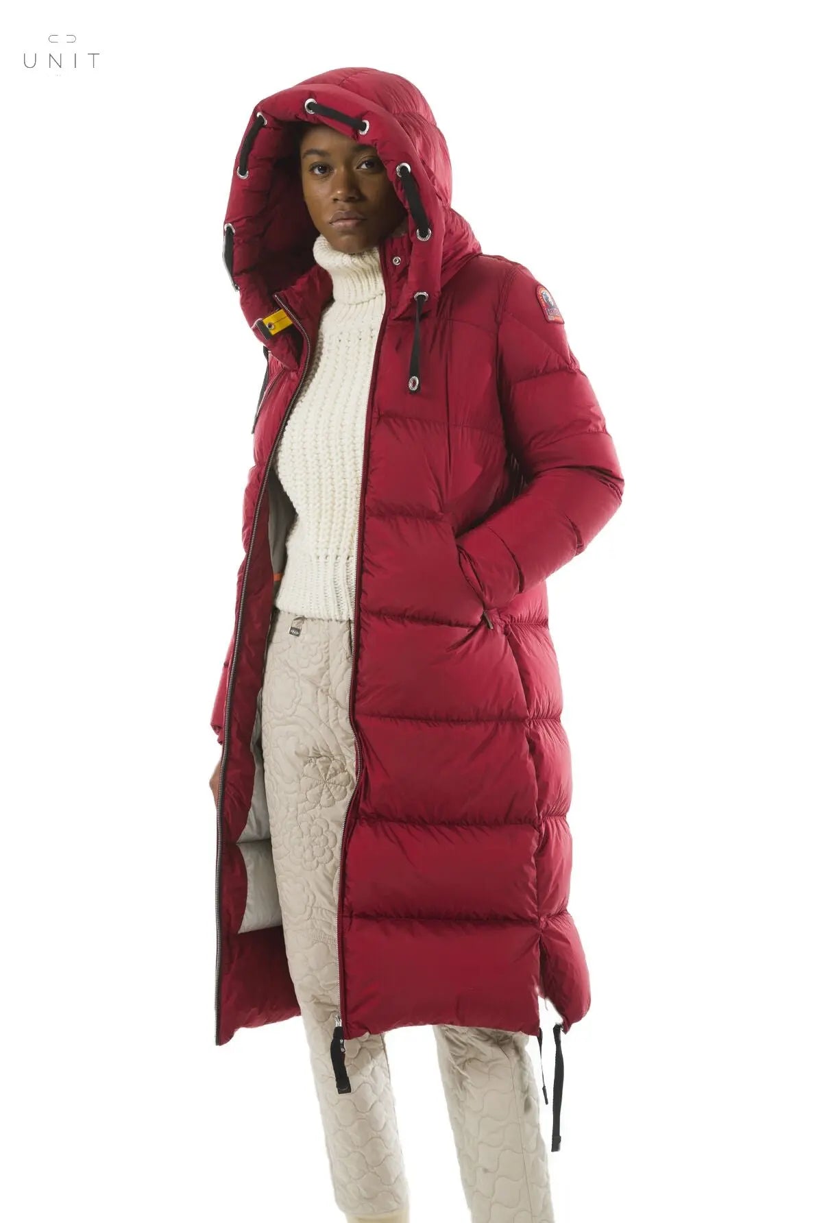 Kopie von Parajumpers PANDA - WOMAN, HOODED DOWN COAT, black, online only Parajumpers