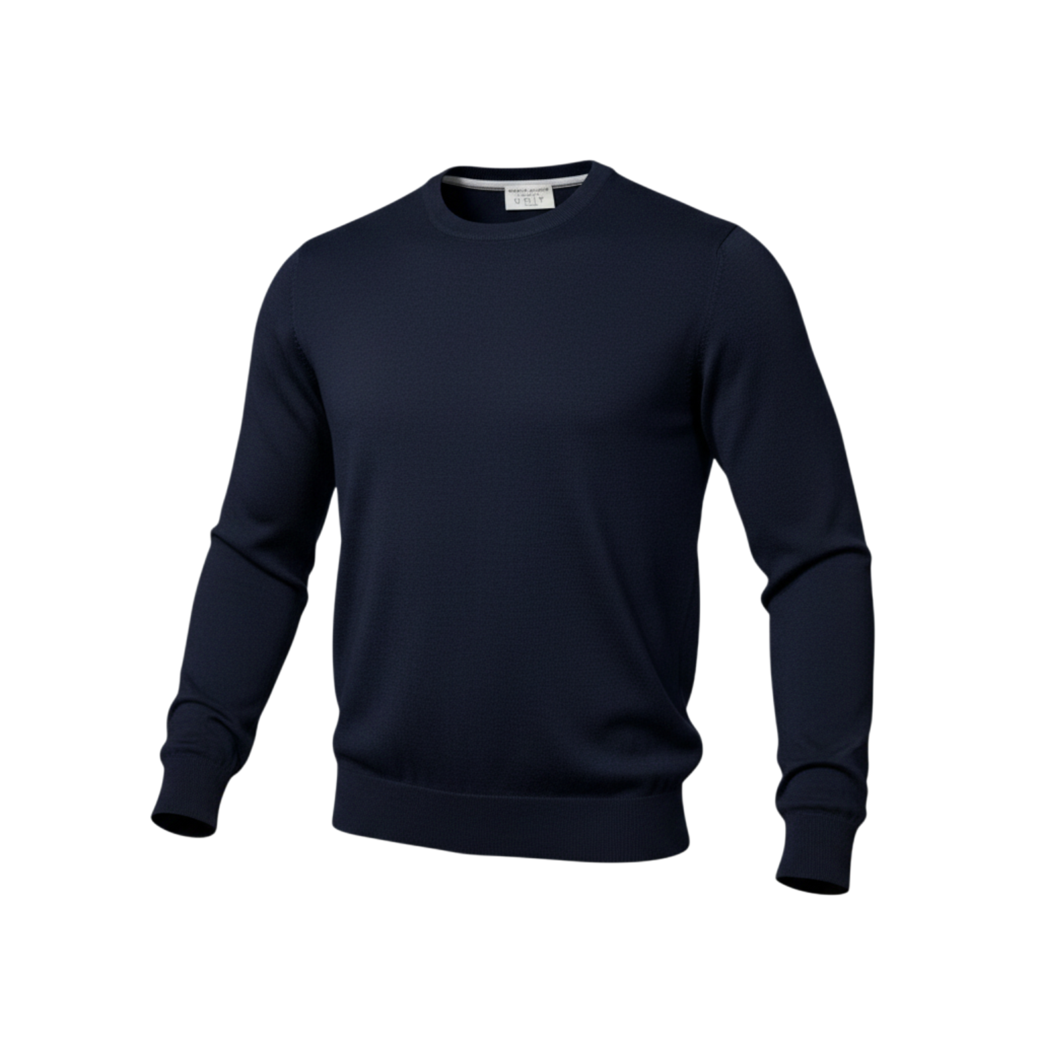 Never Laundry Super Tasmania Rundhals – Navy